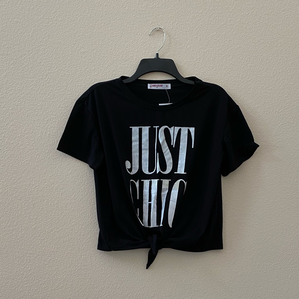 NWT Gloria Jeans “Just Chic” Tie Top